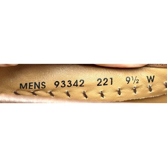 Brass Boots Walking Glove Brown Tassel Shoes Sz 9.5 W Sheepskin Lining 93392 - Picture 15 of 16